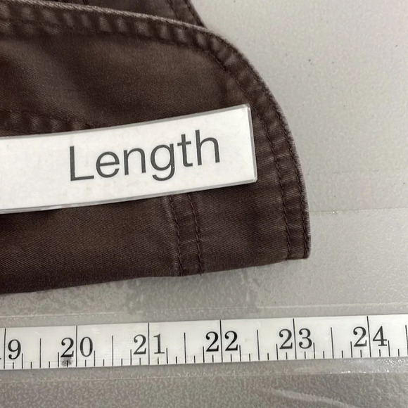 Live a Little Denim Jacket Buttons Brown Size Large L - Picture 17 of 17